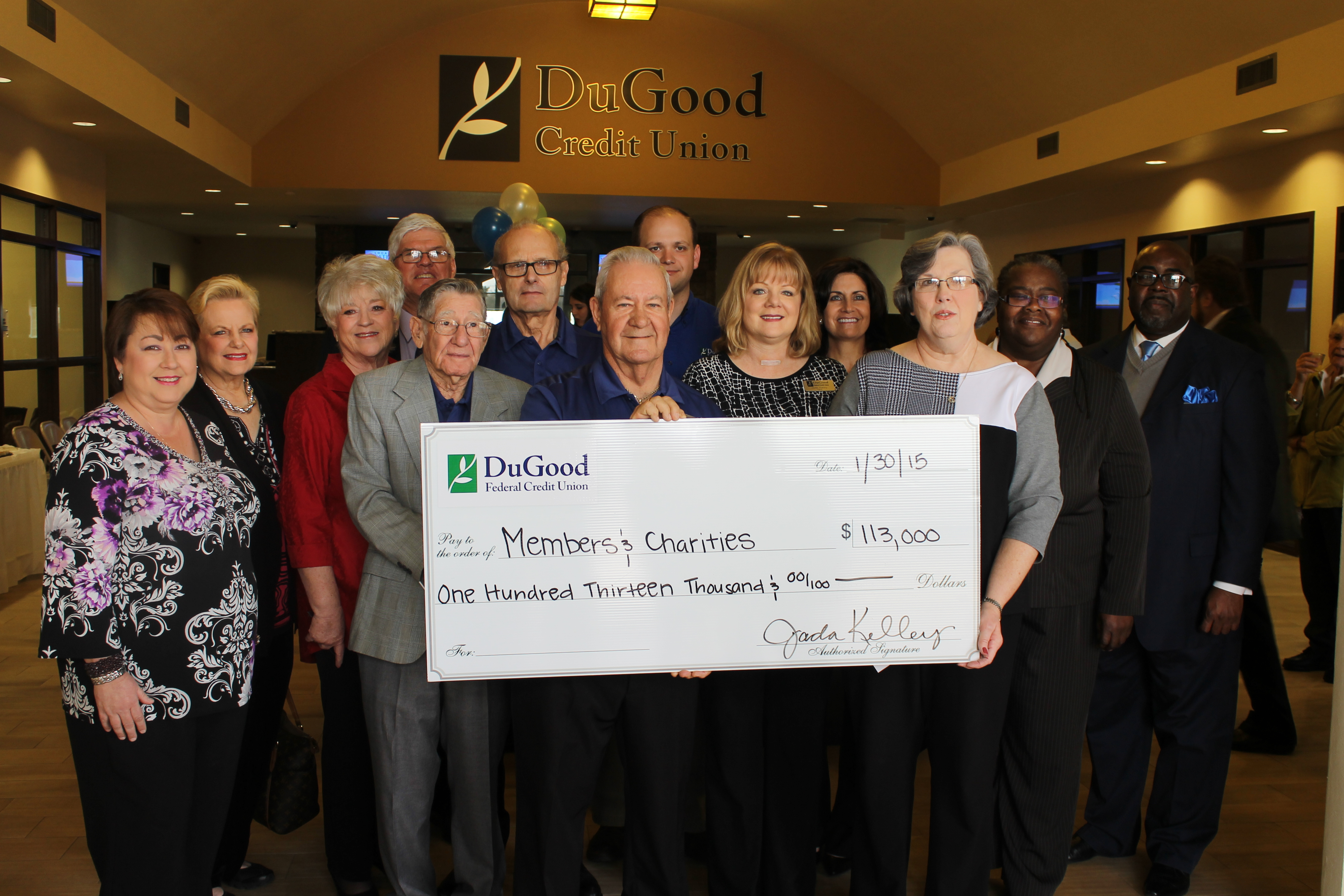 DuGood Federal Credit Union gives back over 113 000 to members