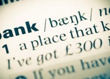 The word of the day is “bank” (verb)