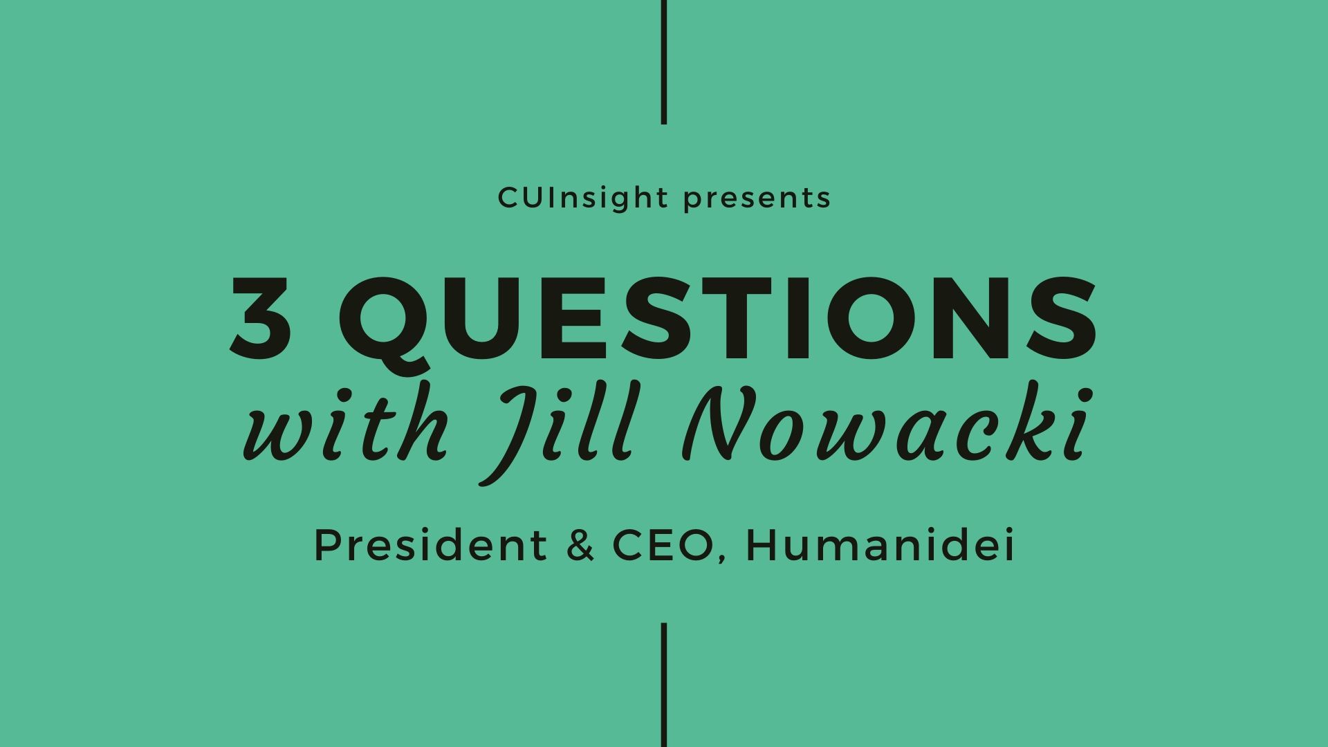 3 questions with Humanidei’s Jill Nowacki