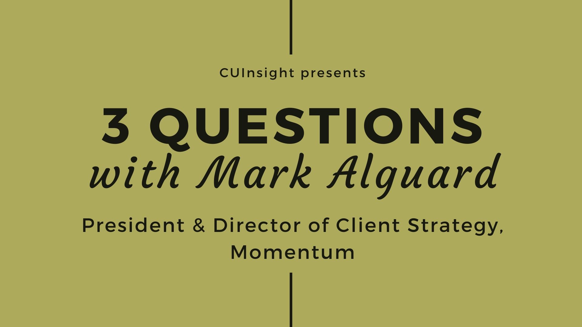 3 questions with Momentum’s Mark Alguard