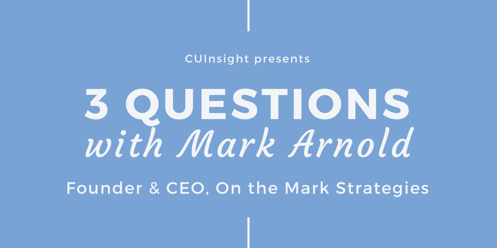 3 Questions with On the Mark Strategies’ Mark Arnold