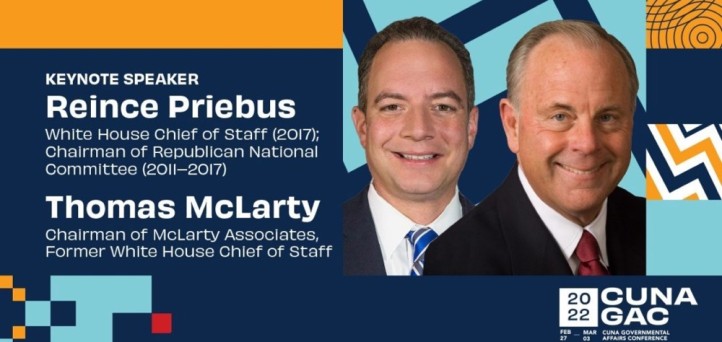 Priebus, McLarty to share White House stories at CUNA GAC